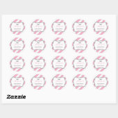 Petit Sticker Princesse, Rose, Parties scintillant (Feuille)