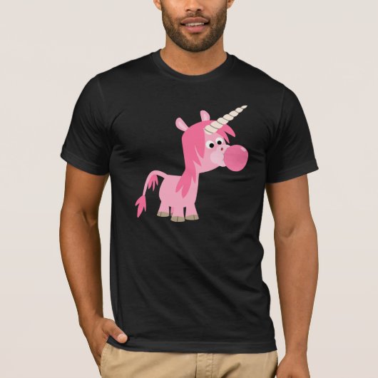 Petit T-shirt Bubble Gum Unicorn Carton (Devant)