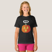 Petit T-shirt Citrouille d'Halloween (Devant entier)