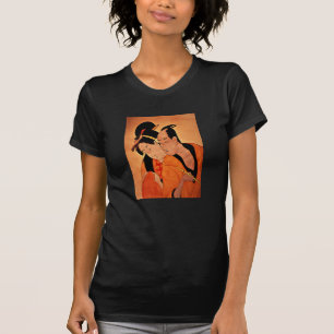 Petit T-shirt de dames japonaises de couples