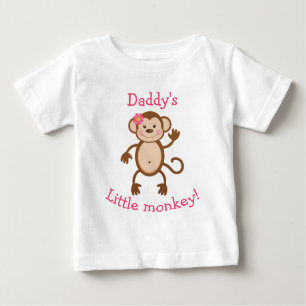 Petit T-shirt du singe du papa