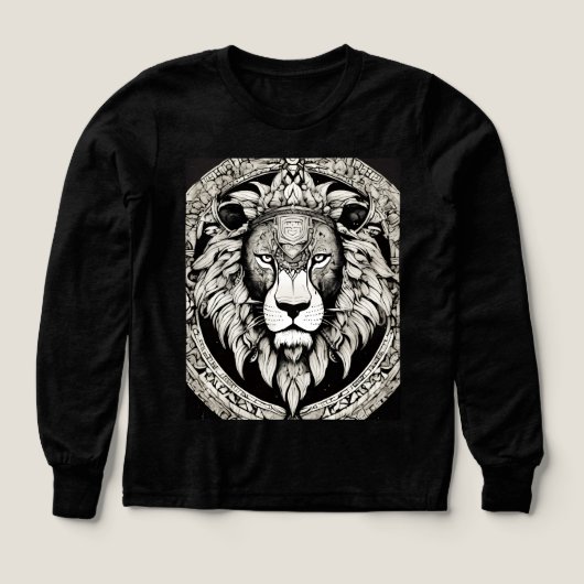 Petit T-shirt King Lion - Style amusant pour les e (Motif recto)