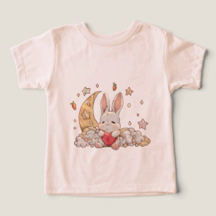 Petit T-shirt mignon pour fille en bas âge