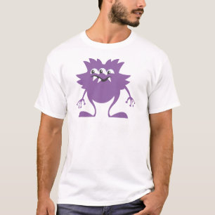 Petit T-shirt pourpre frais de monstre