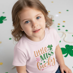 Petit T-Shirt St Patrick Little Miss Lucky pour En