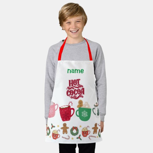 Petit Tablier Chocolat Chaud (Porté)