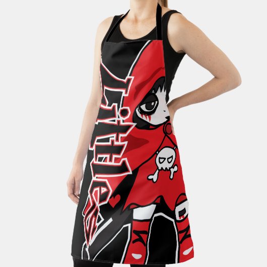 Petit tablier rouge (Insitu)