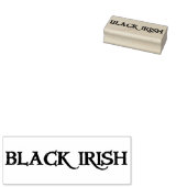 Petit tampon en caoutchouc noir (Tamponné)