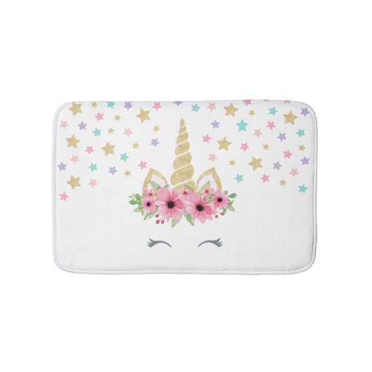 Petit tapis de bain de licorne (Devant)