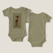 Petit tee-shirt bébé Cerf Dessin Animé (Design Recto & Verso)