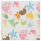 Petit tissu de sirènes et de créatures de mer (Fermer)