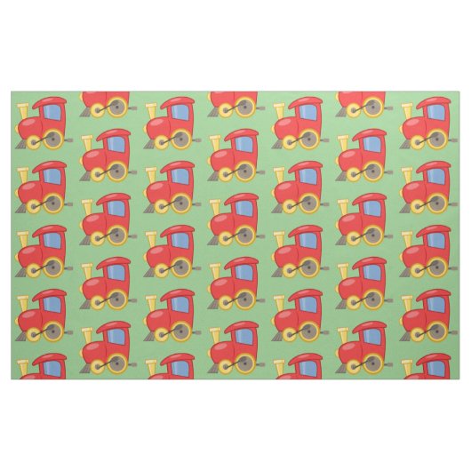 Petit tissu de train rouge (Fat Quarter)