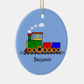 Petit Train Design Ornement en céramique (Droite)