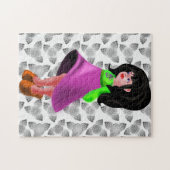 Petit Village Girl Puzzle (Horizontal)