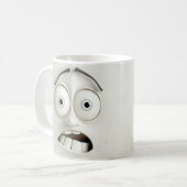 Petit-yeux Visage Sarcasique Mug Wrap 3D (Devant gauche)