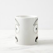 Petit-yeux Visage Sarcasique Mug Wrap 3D (Centre)