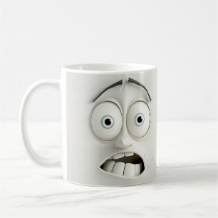 Petit-yeux Visage Sarcasique Mug Wrap 3D