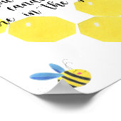 Petite abeille devine combien de bonbons Affiche (Coin)