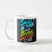 Petite action, grande réussite Mug (Gauche)