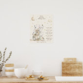 Petite affiche d'affirmations pour le coucher (Cuisine)
