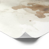 Petite affiche d'art papillon en cuivre (Coin)