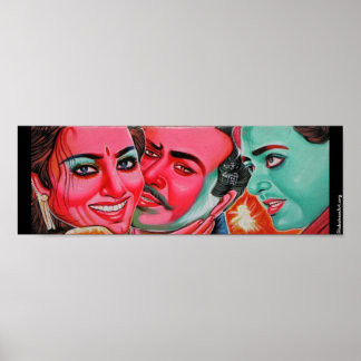 Petite affiche d'art Rickshaw