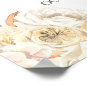 Petite Affiche de bienvenue d'anniversaire Citroui (Coin)