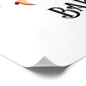 Petite Affiche de bienvenue fleur sauvage Big Bouq (Coin)