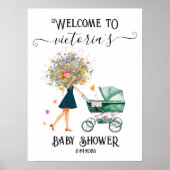 Petite Affiche de bienvenue fleur sauvage Big Bouq (Devant)