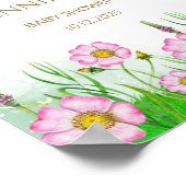 Petite affiche de bienvenue sur le chemin du Fleur (Coin)