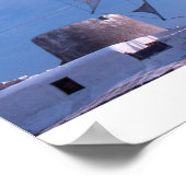 Petite affiche du moulin de Mykonos (Coin)