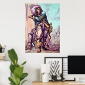 Petite affiche du mousquetaire (Bureau à domicile)
