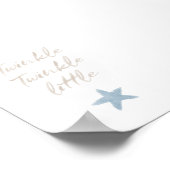 Petite affiche étoile scintillante (Coin)