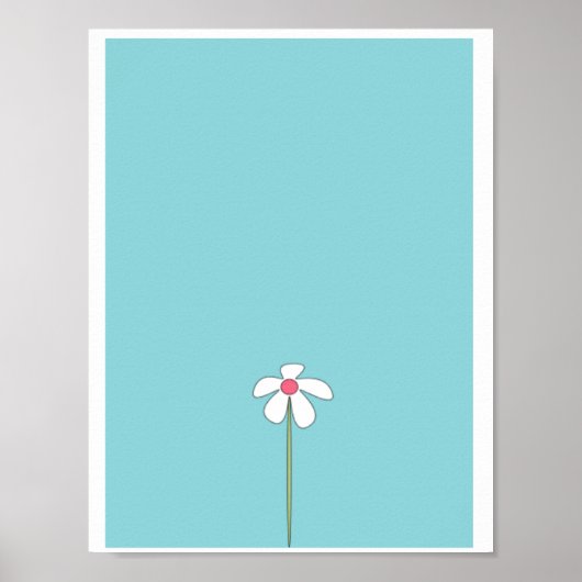 Petite affiche marguerite (Devant)