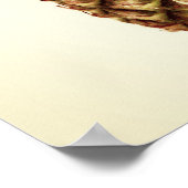 Petite affiche photo vintage pour ananas (Coin)