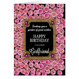 Petite amie Anniversaire Rose