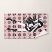 petite amie danseuse rose (Serviette à main)