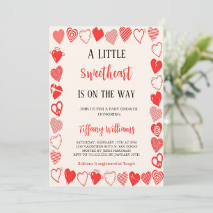 petite amie rouge invitation valentine