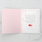 Petite amoureuse Carte de remerciements pliée (Intérieur)