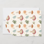 Petite Baby shower de champignons Invitation (Dos)