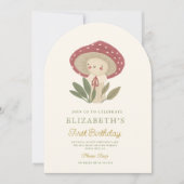 Petite Baby shower de champignons Invitation (Devant)