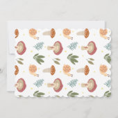 Petite Baby shower de champignons Invitation (Dos)