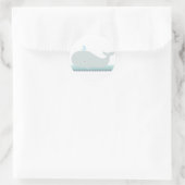 Petite baleine {Turquoise} | Autocollants (Sac)