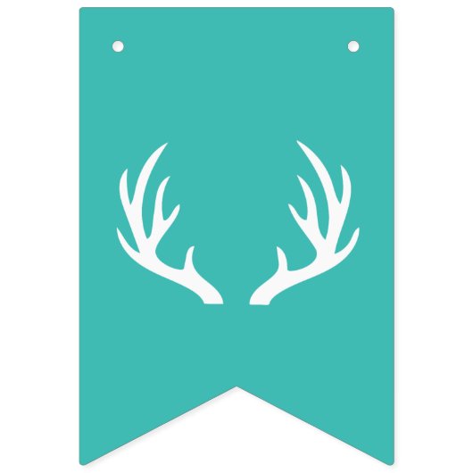 Petite bannière rustique de partie d'homme (Deuxième drapeau)