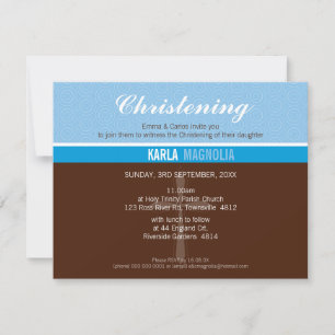 PETITE BAPTISM INVITATION :: paix 4 L