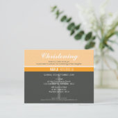 PETITE BAPTISM INVITATION :: peace 6 L (Debout devant)
