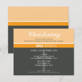 PETITE BAPTISM INVITATION :: peace 6 L (Devant / Derrière)