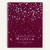 Petite Berry Stars Carnet Mariage Album photo (Devant)