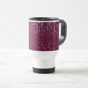 Petite Berry Stars Travel Coffee Mug-Wine Reisbeker