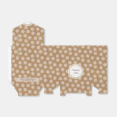 Petite boîte de pâtisserie Klein gebak - Kraft Bedankdoosjes (Uitgevouwen)